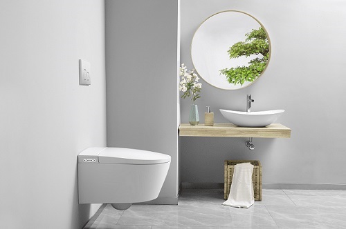 Toilette auto nettoyante suspendu